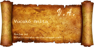 Vucskó Anita névjegykártya